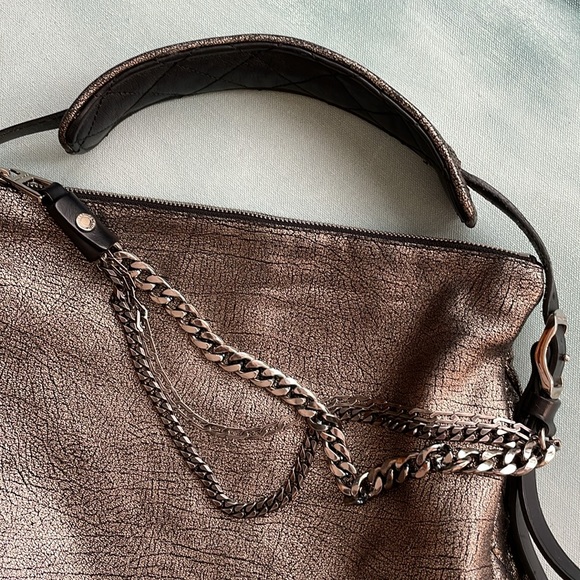 Authentic Jimmy Choo Blake Leather Shoulder Bag - Picture 4 of 16